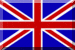 Englische Flagge für Übersetzung Englisch